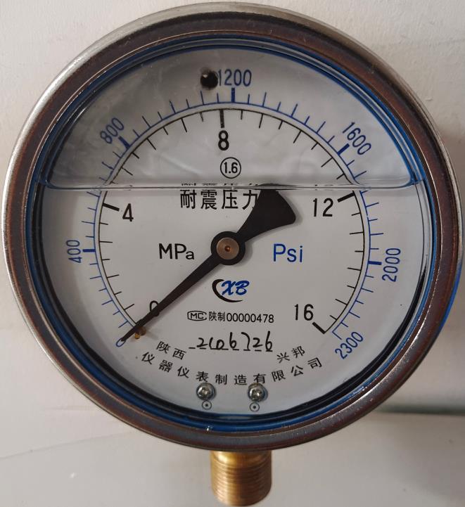 耐震壓力表，YTN-60/100/150,-0.1-0-100MPA，1.0級，1.6級,2.5級。