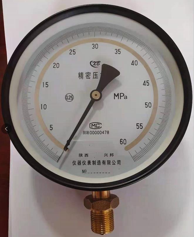 精密壓力表YB-150, 0.4級，0.25級，-0.1-0-100MPA